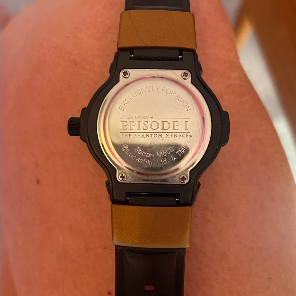 Black and Gold Star Wars Obi Wan watch